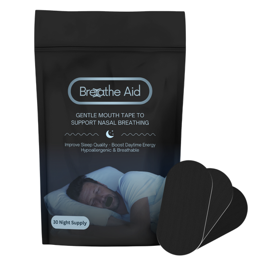 Breathe Aid Mouth Tape (Black)